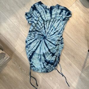 Victoria's Secret Blue Tie-Dye Mini Dress